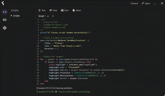 Fluxus Z Executor UI